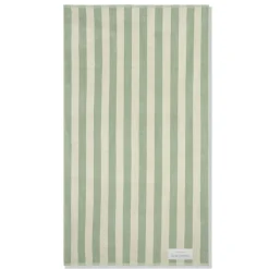 Towel Sand Green Stripe