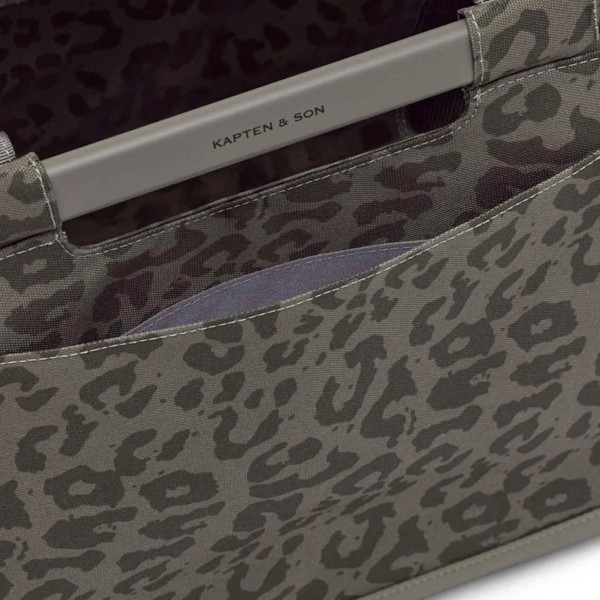 Vaasa Shopping Basket Leo Dark Brown