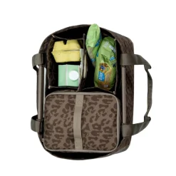 Vaasa Shopping Basket Leo Dark Brown