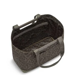 Vaasa Shopping Basket Leo Dark Brown