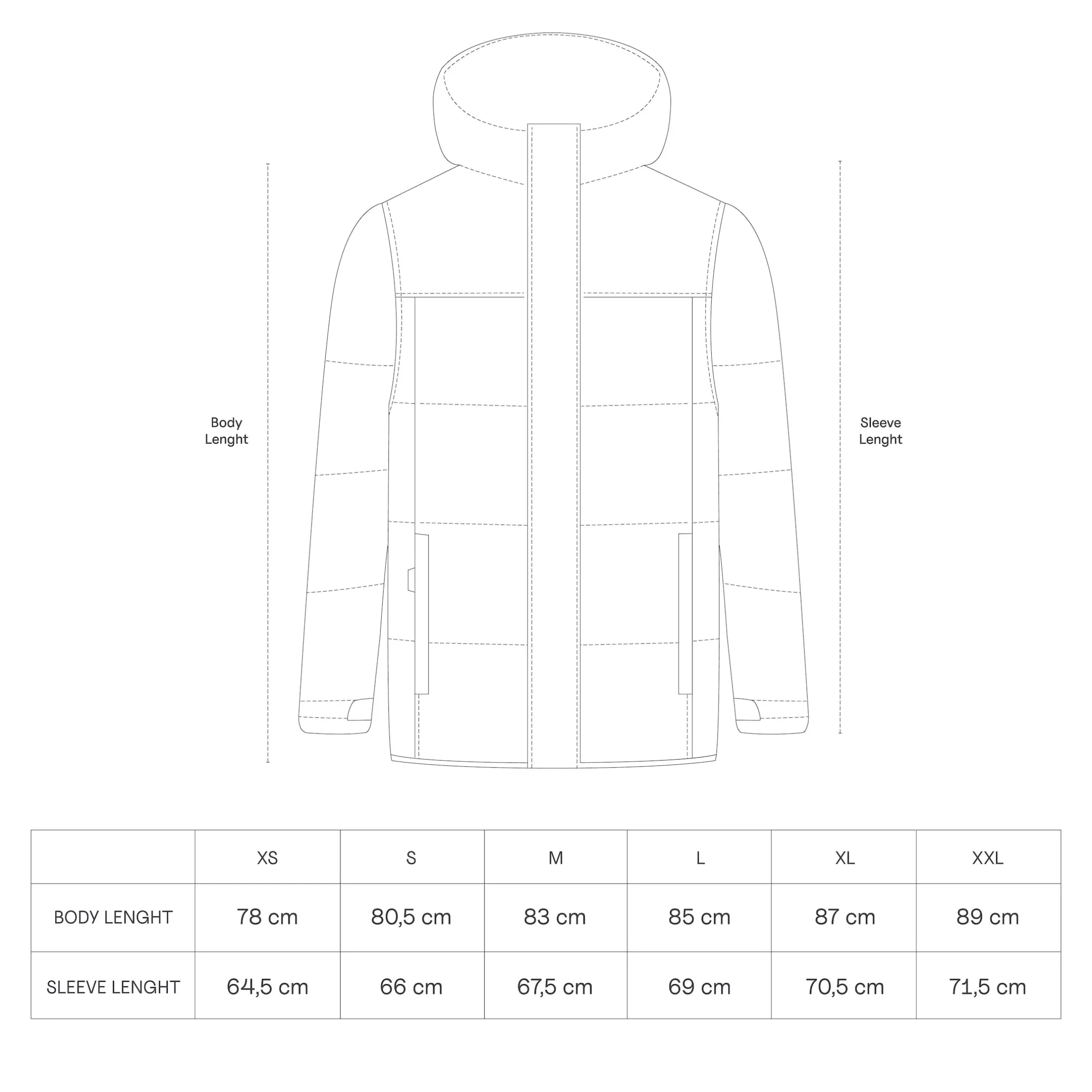 Winter Puffer Jacket Olive