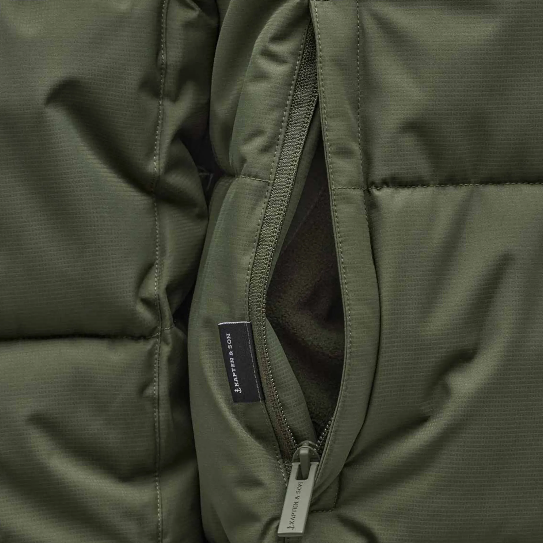 Winter Puffer Jacket Olive