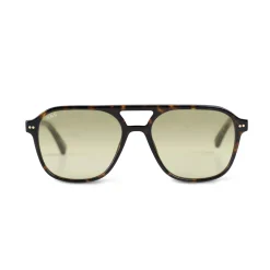 Zurich Oversize Dark Tortoise Green