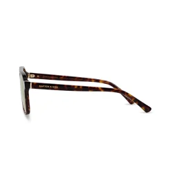 Zurich Oversize Dark Tortoise Green