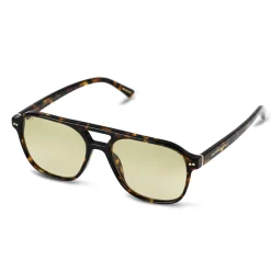 Zurich Oversize Dark Tortoise Green