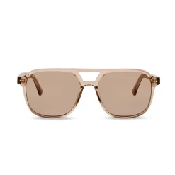 Zurich Oversize Transparent Hazel Light Brown