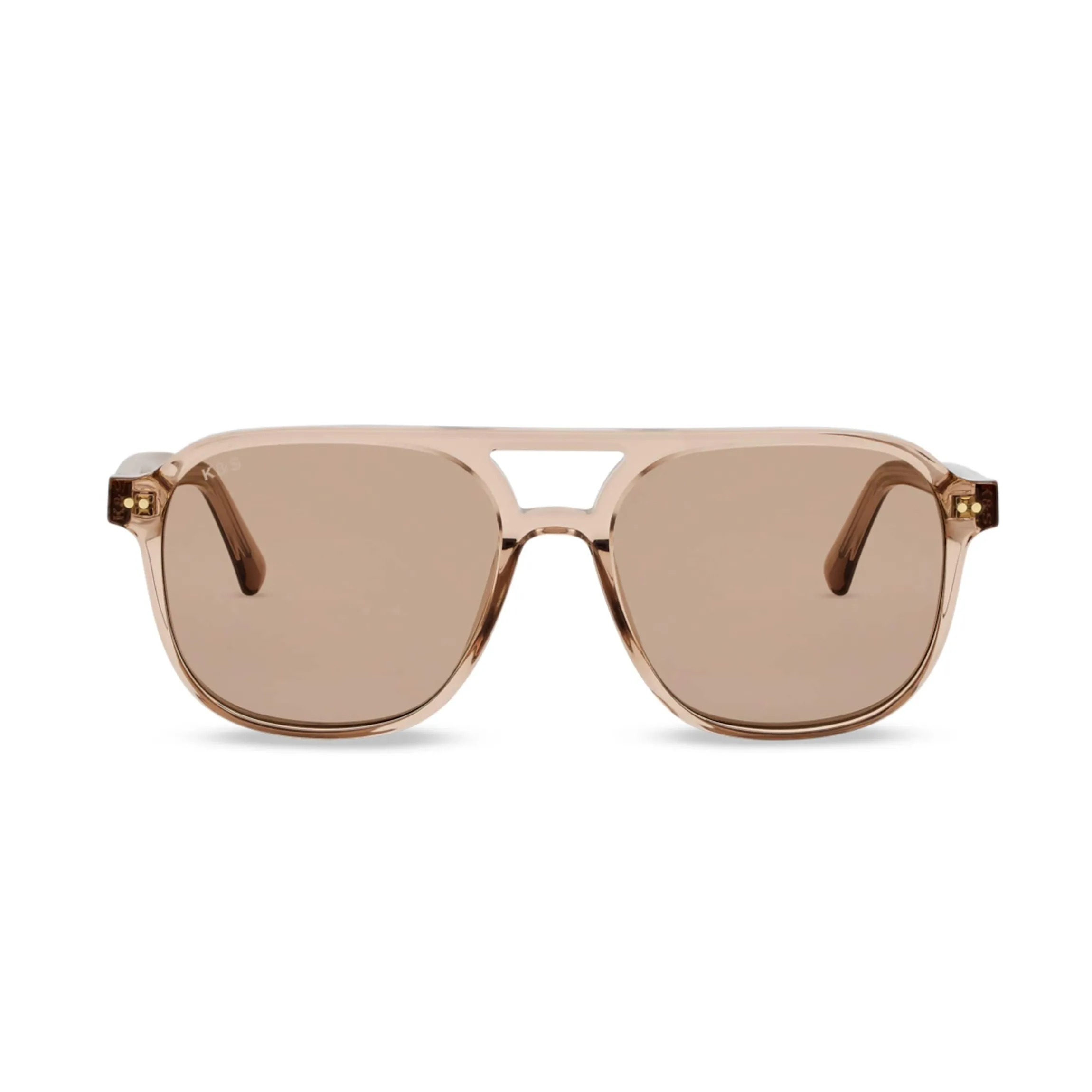 Zurich Oversize Transparent Hazel Light Brown