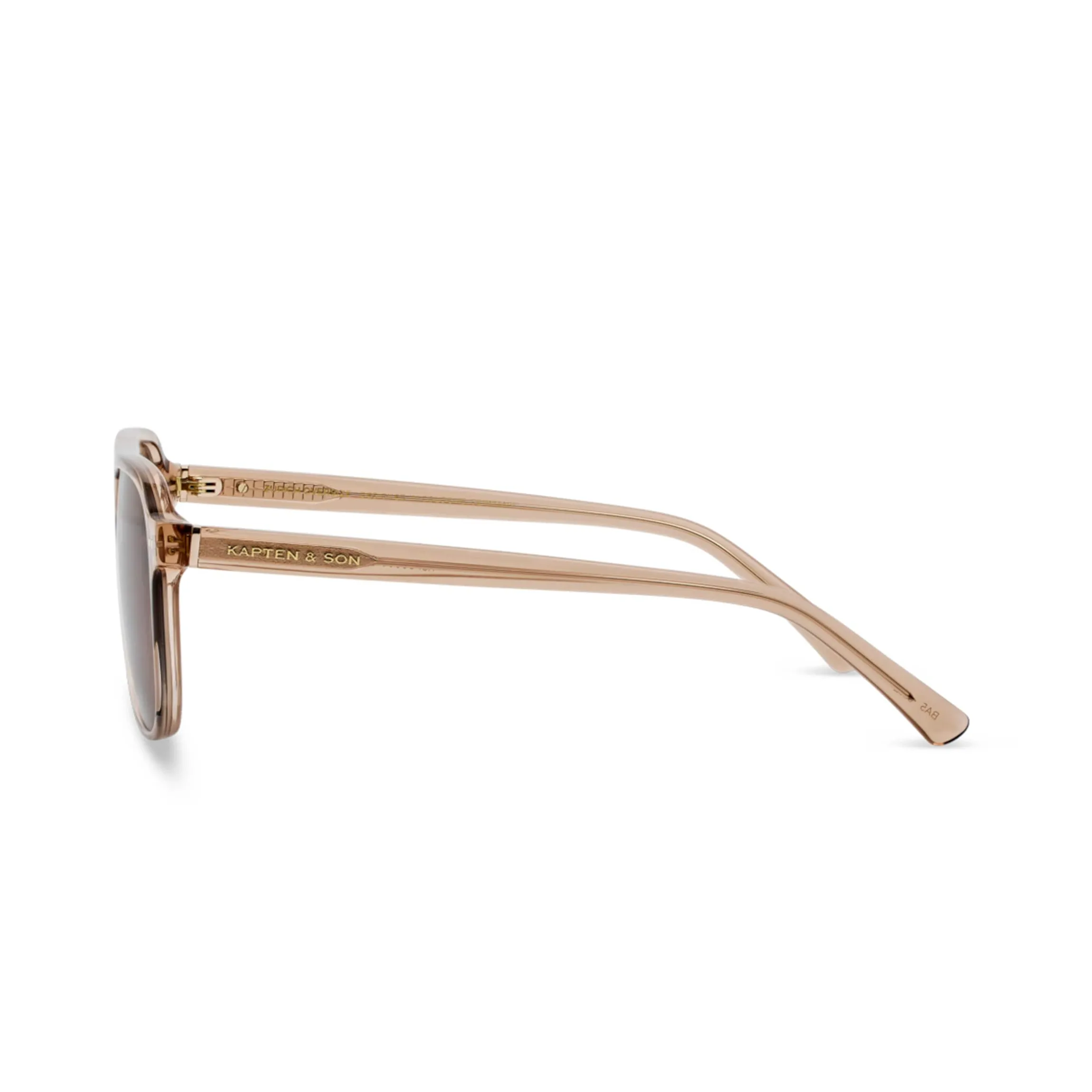 Zurich Oversize Transparent Hazel Light Brown